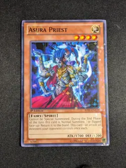 Yugioh - Asura Priest BP01-EN125 1st Edition Starfoil Rare NM - Image 1