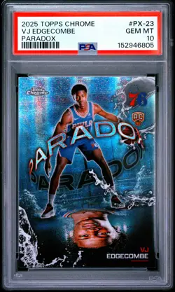 2025 TOPPS CHROME PARADOX #PX-23 VJ EDGECOMBE PSA 10 - Image 1