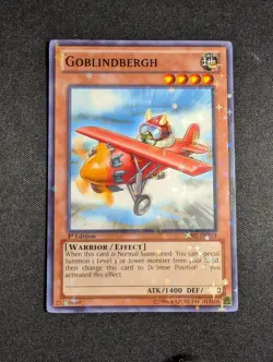 Yugioh - Goblindbergh BP01-EN219 1st Edition Starfoil Rare NM - Image 1