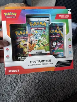 Pokemon TCG First Partner Pack Series 2 Illustration Collection Box Sealed New - Image 1
