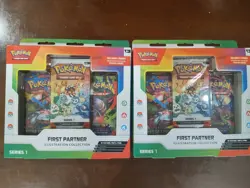 2 Sealed Pokemon TCG First Partner Illustration Collection Series 1 Box’s Promo - Image 1