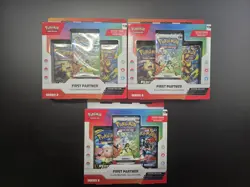 Pokemon TCG: First Partner Illustration Collection - Series 2 - Sealed - 3 QTY - Image 1