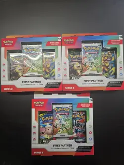 Pokemon TCG: First Partner Illustration Collection - Series 2 - Sealed - 3 QTY - Image 2