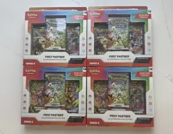 4x Pokemon TCG: First Partner Illustration Collection—Series 2 New And Sealed - Image 1