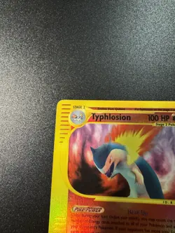 Typhlosion 65/165 Expedition Base Set 2002 English Reverse Holo Rare 100 HP - Image 2