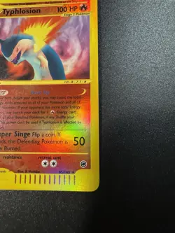 Typhlosion 65/165 Expedition Base Set 2002 English Reverse Holo Rare 100 HP - Image 4