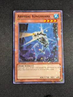 Yugioh - Abyssal Kingshark BP01-EN155 1st Edition Starfoil Rare NM - Image 1