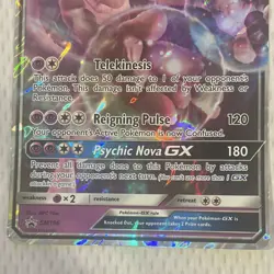 Pokemon Mewtwo GX Promo Holo Card SM196 SM Set 190 HP Basic English - Image 5