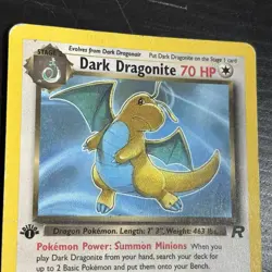 Dark Dragonite 22/82 1st Edition Team Rocket Regular HP+ - Pokemon Card - Image 2