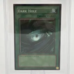 BGS 8.5 NM-MT+ Dark Hole LOB-052 Super Rare 1st Edition Yugioh - Image 2