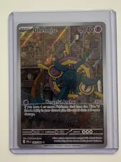 Pokemon TCG Dhelmise IR 091/084 Card English Pitch Black NM - Image 3