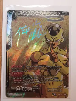 Dragon Ball Super Card - Frieza Emperor of Universe 7 TB1-077 SPR Signature Rare - Image 1