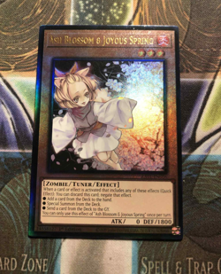 *** ASH BLOSSOM & JOYOUS SPRING *** PRISMATIC ULTIMATE RARE RA01-EN075 YUGIOH! - Image 1