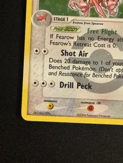 Fearow 24/112 EX Fire Red & Leaf Green Reverse Holo Rare Pokemon Card TCG - Image 5