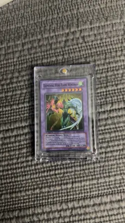 Yugioh Elemental Hero Flame Wingman DP1-EN010 Super Rare 1st Edition NM - Image 2