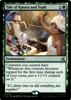 Tale of Katara and Toph Avatar Regular NM MTG - Image 1