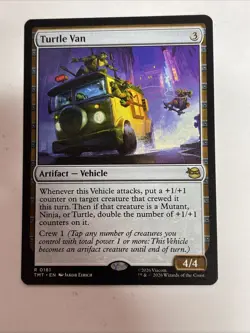 MTG Turtle Van Teenage Mutant Ninja Turtles #181 Rare - Image 1
