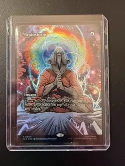Brainstorm Borderless Foil Source Material TMNT MTG 2026 Splinter M 0004 - Image 1