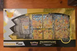 Pokemon Celebrations 25th Anniversary Pikachu V-union Premium Playmat Collection - Image 1