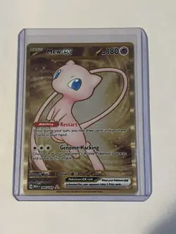 MEW EX POKEMON 205/165 2023 151 ULTRA PREMIUM COLLECTION PROMO METAL ENGLISH - Image 1