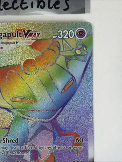 Pokemon Dragapult VMAX 197/192 Secret Rebel Clash Rainbow Rare Holo - Image 3