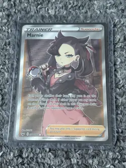Marnie Full Art Trainer Sword & Shield Base Set 200/202 Pokemon Card TCG - Image 1
