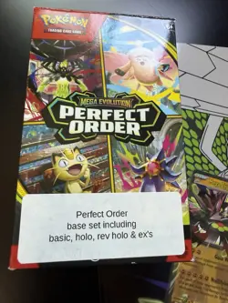 Pokemon PERFECT ORDER Complete Base Set 1-88 ALL 9 EX & All Holo & Reverse Hol - Image 1