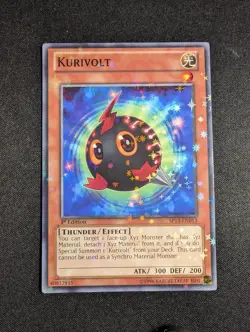 Yugioh - Kurivolt SP13-EN013 1st Edition Starfoil Rare NM - Image 1