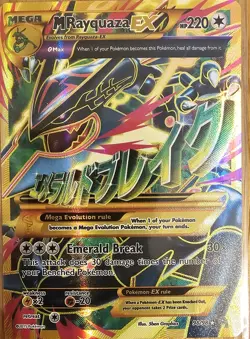 The Pokemon Company M Rayquaza EX Ultra Rare Holo XY Ancient Origins 98/98 - Image 1