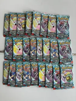 Pokemon TCG Journey Together Booster Pack Lot of 25 New Factory Sealed - Image 1
