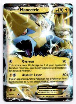 Manectric EX XY - Phantom Forces - Pokemon LP 23/119 - Image 1