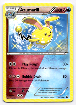Azumarill XY - Steam Siege - Pokemon LP 77/114 - Image 1