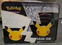 Pokemon TCG 25th Anniversary Celebrations Collectors Chest Tin - Image 2