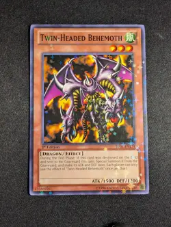 Yugioh - Twin-Headed Behemoth BP01-EN179 1st Edition Starfoil Rare LP - Image 1