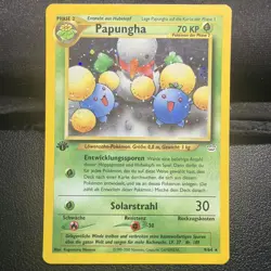 1st Edition German Neo Revelation Jumpluff “Papungha” Holo 9/64 Pokemon - Image 1