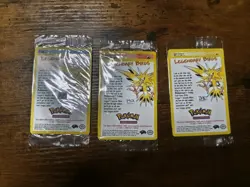 Pokemon Promo Karten Sealed Moltres Articuno Zapdos - Image 1