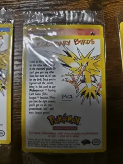 Pokemon Promo Karten Sealed Moltres Articuno Zapdos - Image 3
