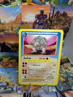 2004 Pokemon TCG Funskool Golem RARE FIND INDIA POKEMONl - Image 1