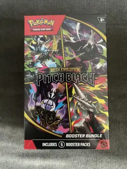 Pokemon TCG Mega Evolution Pitch Black Booster Bundle Sealed - Image 1