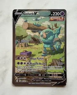 The Pokemon Company Golurk V 182/203 Evolving Skies Full Art Holo UR Eng 220 - Image 1