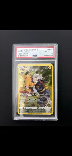 Pokemon Pikachu TG05/TG30 2022 Lost Origin Trainer Gallery FA PSA 10 GEM MINT - Image 1