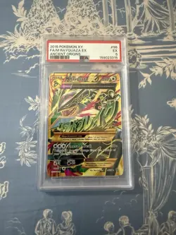Pokemon TCG XY Ancient Origins M Rayquaza EX 98/98 Full Art Holo PSA 5 - Image 1