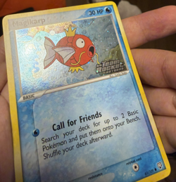 Pokemon: Magikarp Reverse Holo Team Rocket Returns 65/109 YUKIKO BABA w/SWIRL - Image 3