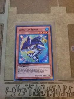 YUGIOH WIND-UP SHARK CBLZ-ENSE1 SUPER LIMITED ED VLP - Image 1