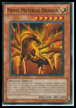 Structure Deck: Dragons Collide #SDDC-EN011 Prime Material Dragon - Image 1