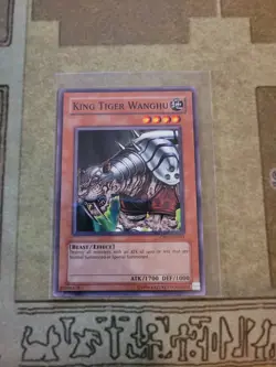 YUGIOH KING TIGER WANGHU CP01-EN014 COMMON UNLIMITED ED NM - Image 1