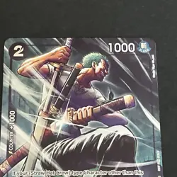 • Roronoa Zoro • OP15-094 Alt Art Foil Dash Pack Promo One Piece TCG NM - Image 2