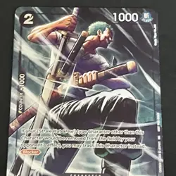 • Roronoa Zoro • OP15-094 Alt Art Foil Dash Pack Promo One Piece TCG NM - Image 3