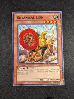 Yugioh - Botanical Lion BP01-EN145 1st Edition Starfoil Rare NM - Image 1