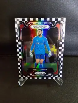 2023-24 Prizm EPL #250 Matt Turner Black & White Checker Nottingham Forest - Image 1